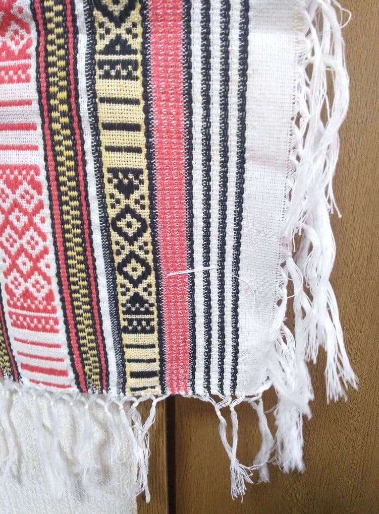 80年代製　製　タグ付き　新品未使用品　壁掛け　テーブルクロスなどに