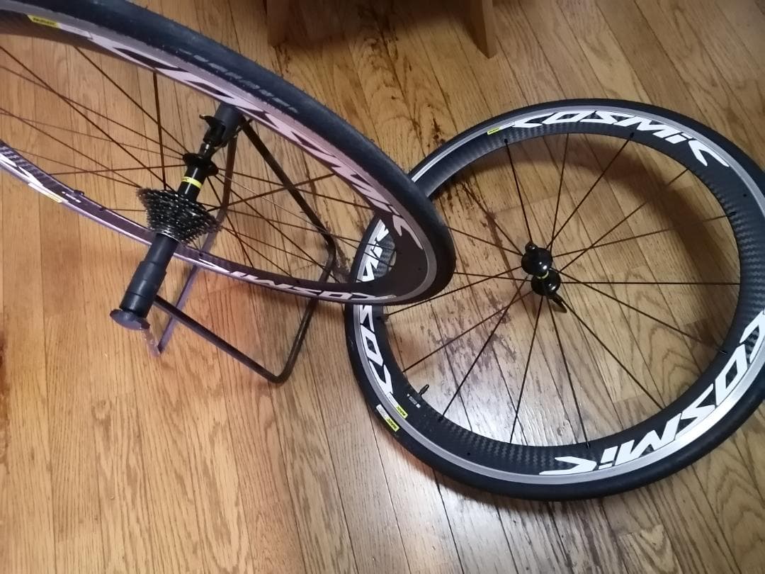 マビックコスミックプロカーボン　中古　シマノ　スプロケセット