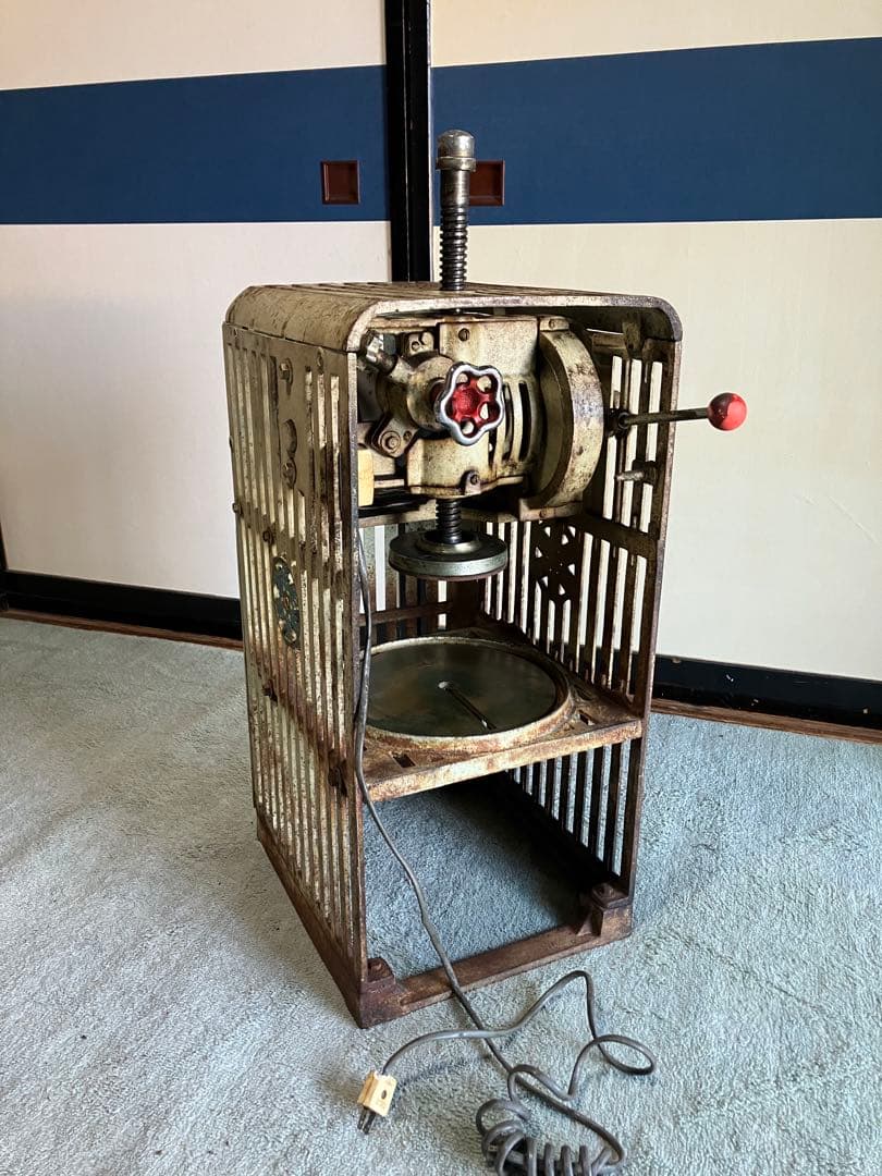 アンティーク　電動かき氷機　初雪