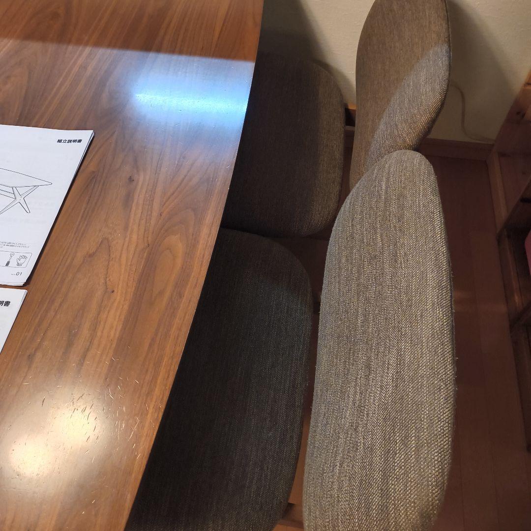 ニトリ　リビングダイニングテーブル4点セット