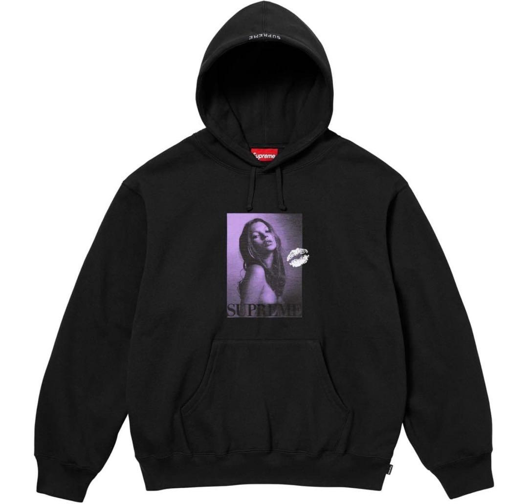 Kate Moss Hooded Sweatshirt 黒