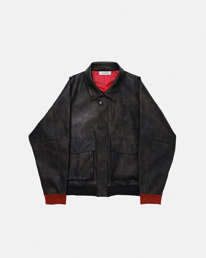 ずとまよ Zutomud Fake Leather Blouson