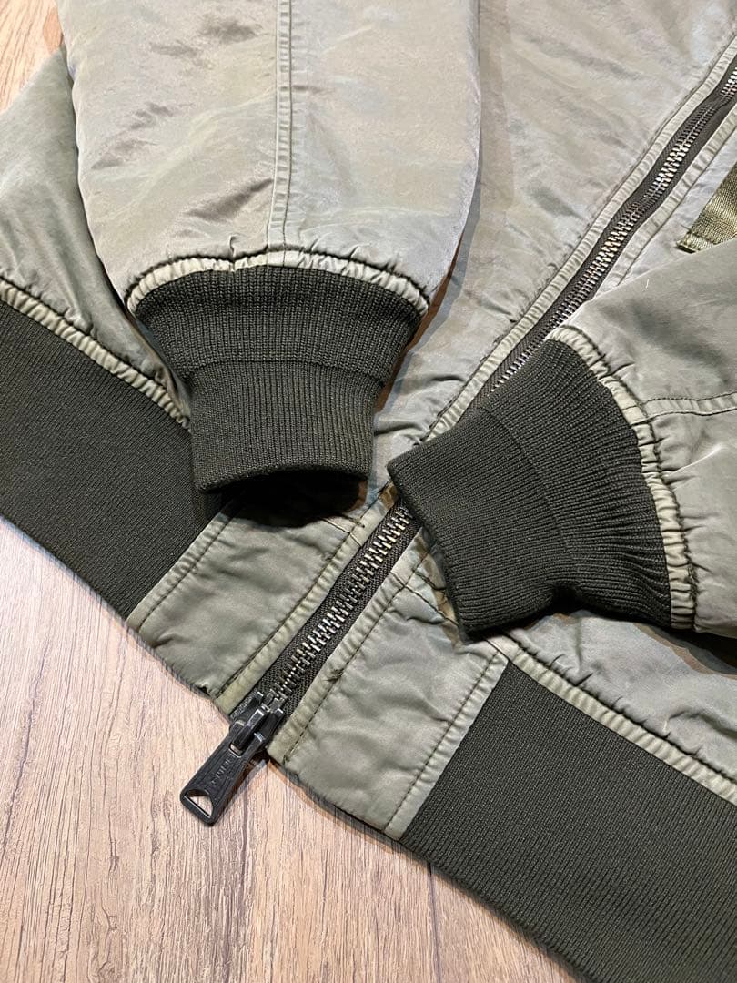 アルパカ様 美品！ヒューストン（HOUSTON）MA-1 フライトジャケット