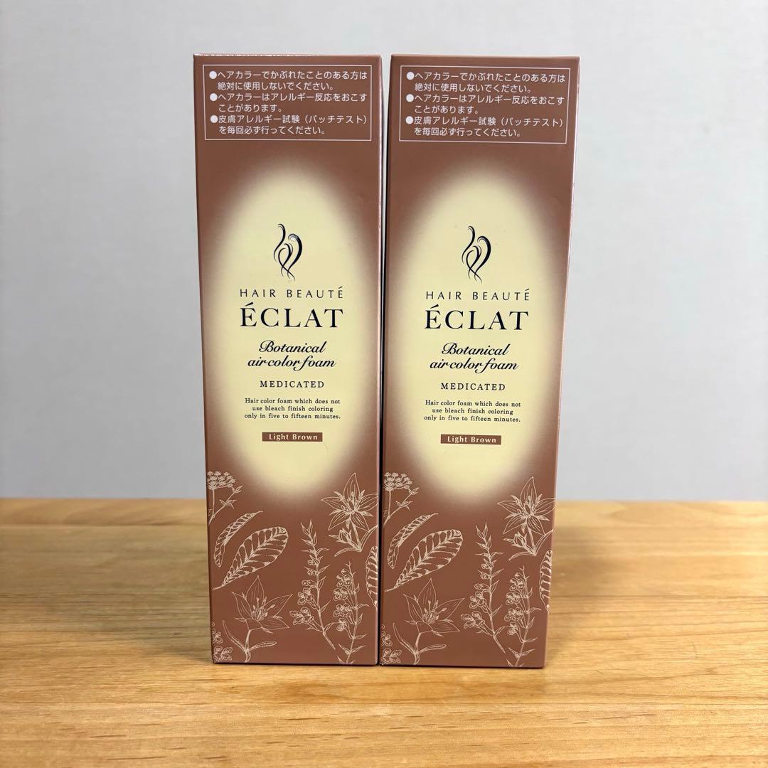 ヘアボーテ エクラ ボタニカル エアカラーフォームex ライトブラウン 150g
