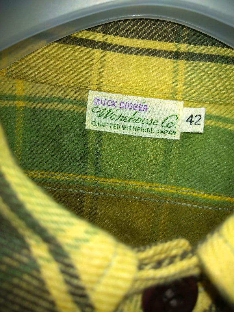 新品未使用 ウエアハウス 今季完売 XL 3022 ネルシャツ H柄