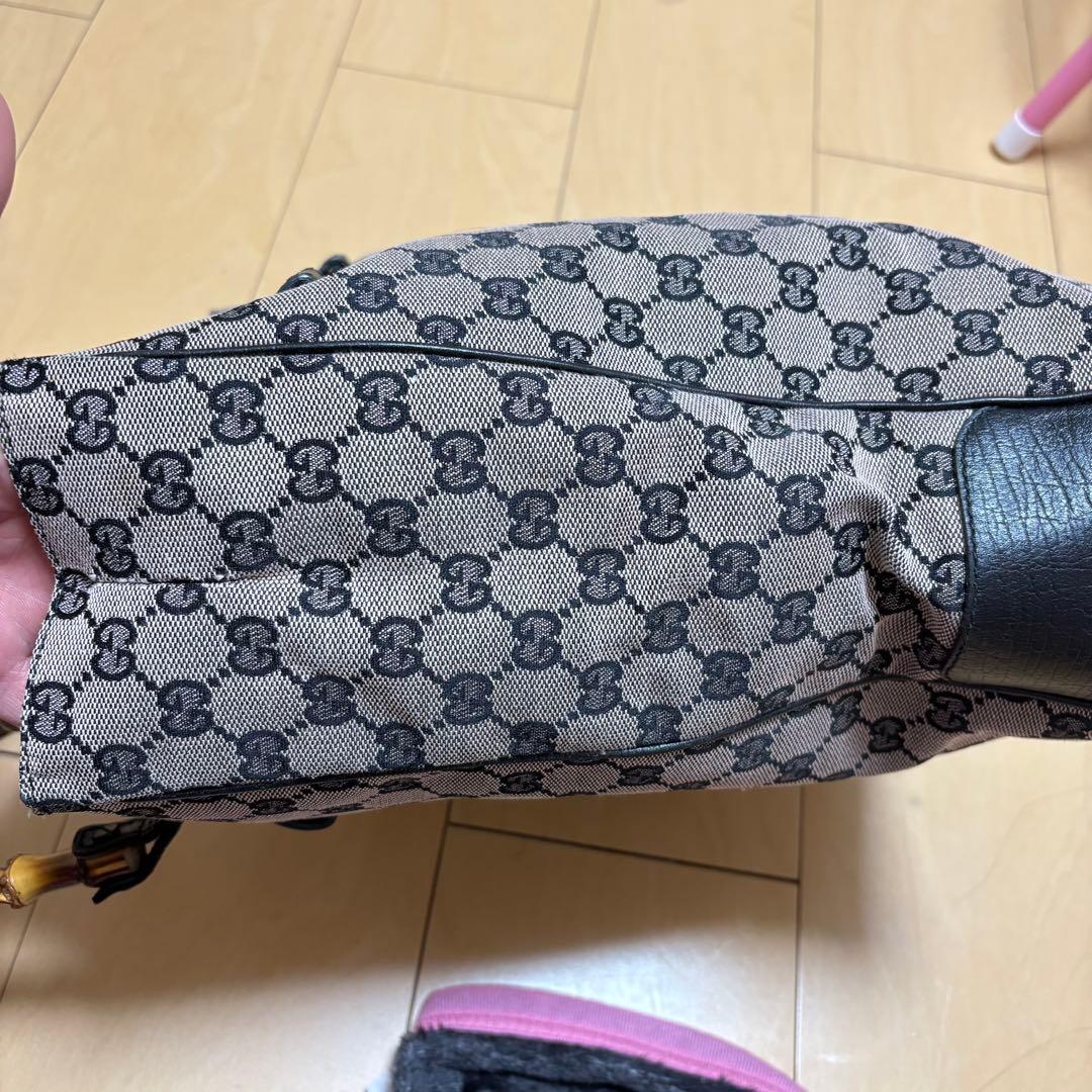 グッチ バンブー GGキャンバス トートバッグ