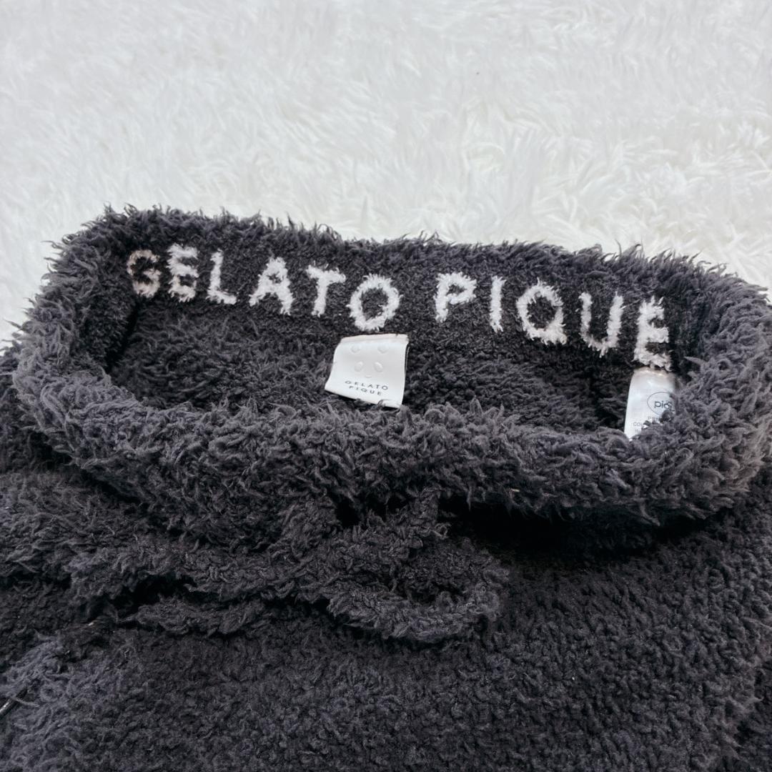 ジェラートピケ ルームウェア セットアップ 上下 パンダ ハロウィン パーカー