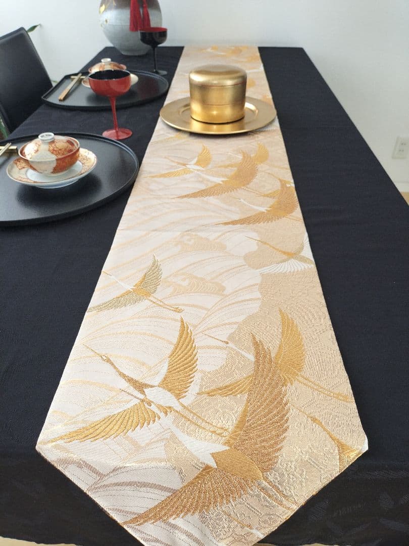 A962★逸品‼️全通帯‼️ひな祭り‼️テーブルランナー2m13cm