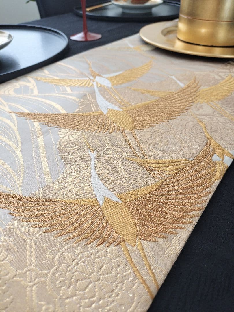 A962★逸品‼️全通帯‼️ひな祭り‼️テーブルランナー2m13cm