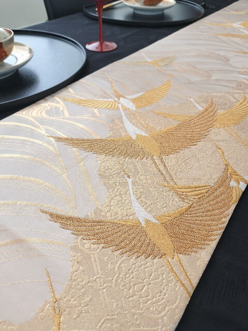 A962★逸品‼️全通帯‼️ひな祭り‼️テーブルランナー2m13cm