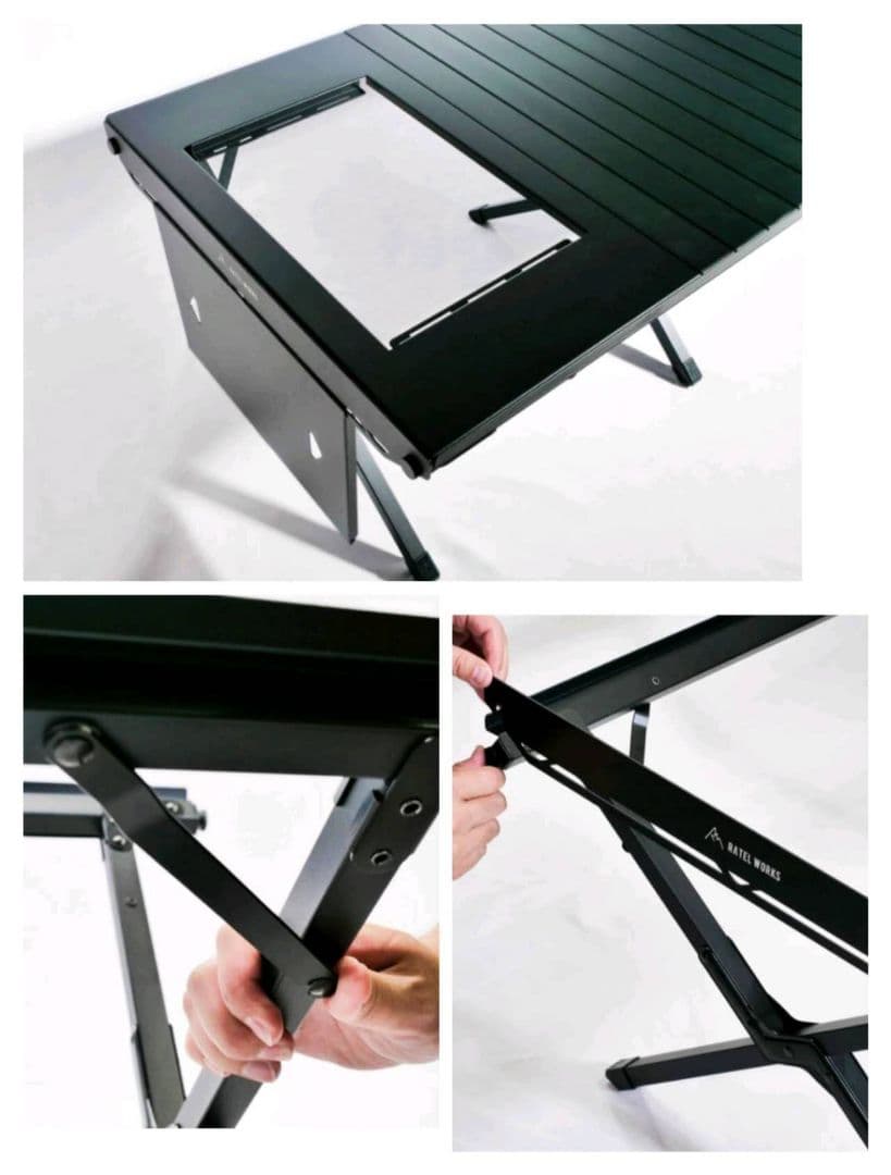 【 美品!! 】ラーテルワークス　ウッドパネルテーブル120　キャンプ 　人気