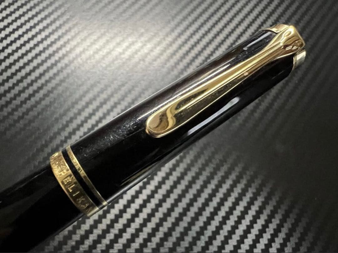 ペリカン 美品 スーベレーン M400 EF ブラック 万年筆