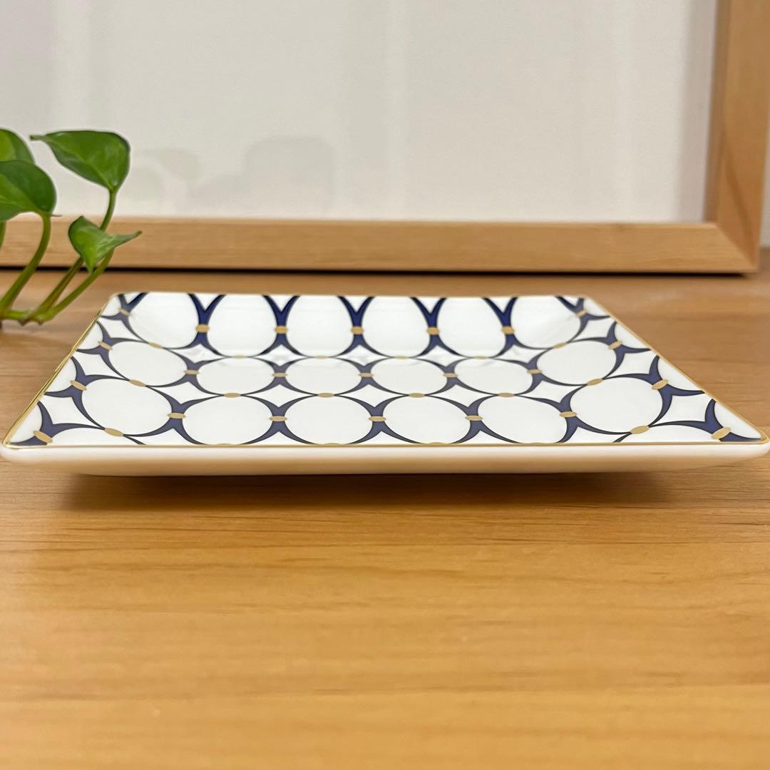 新品！ウェッジウッド　ルネッサンス ゴールド スクエア トレイ　2枚セット