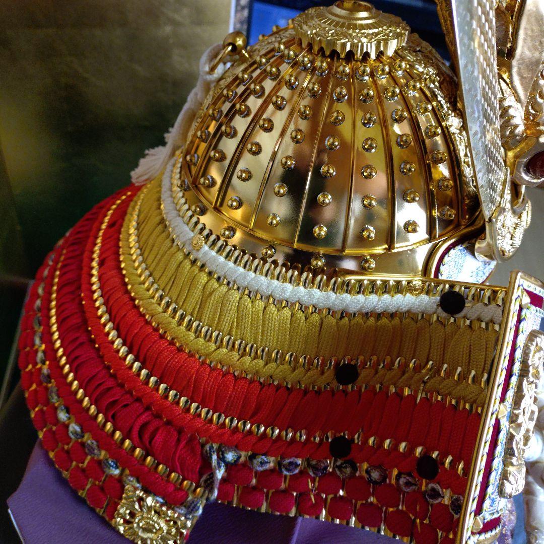 30号　着用兜　輝　豪華な五月人形 兜飾り