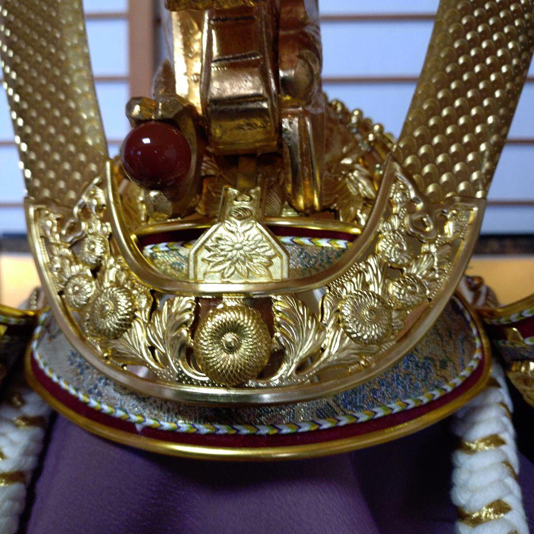 30号　着用兜　輝　豪華な五月人形 兜飾り