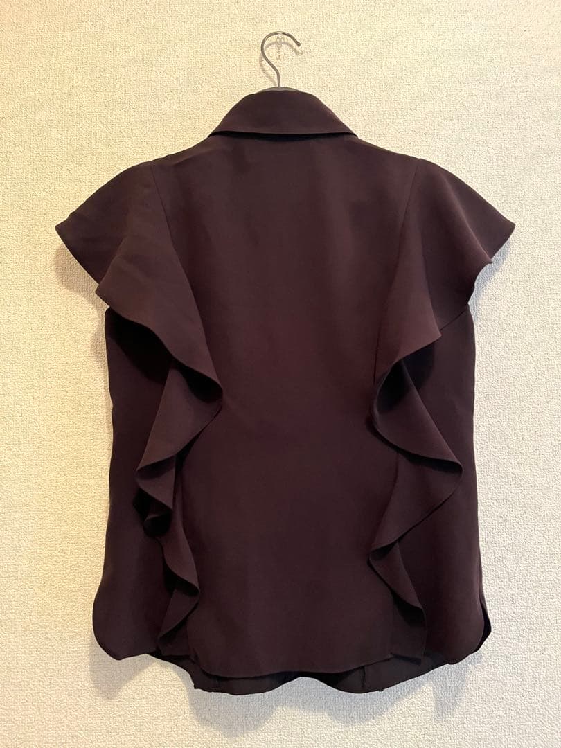 theoryセオリー　ラッフルフリルブラウス　2枚セット