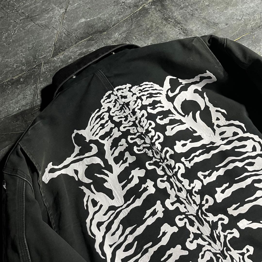 Carhartt ☆BONE PAINT☆ トラディショナルジャケット ブラック