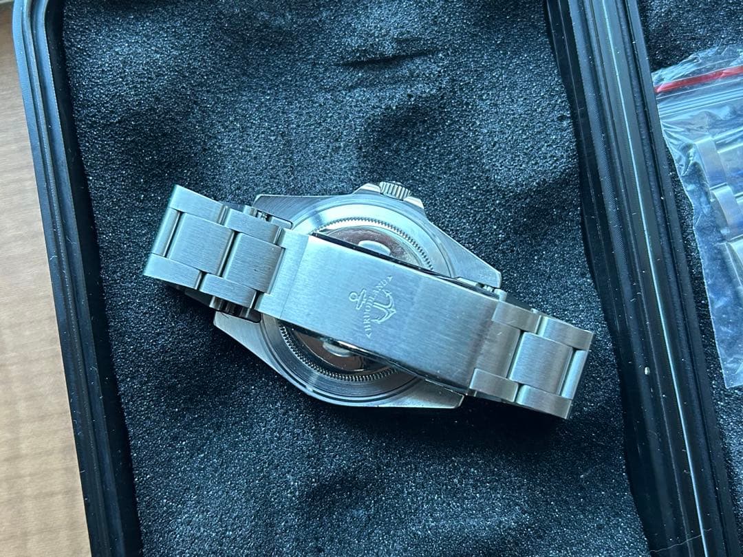 Hruodland メンズ自動腕時計 39mm GMT 機械式 20Bar 防水