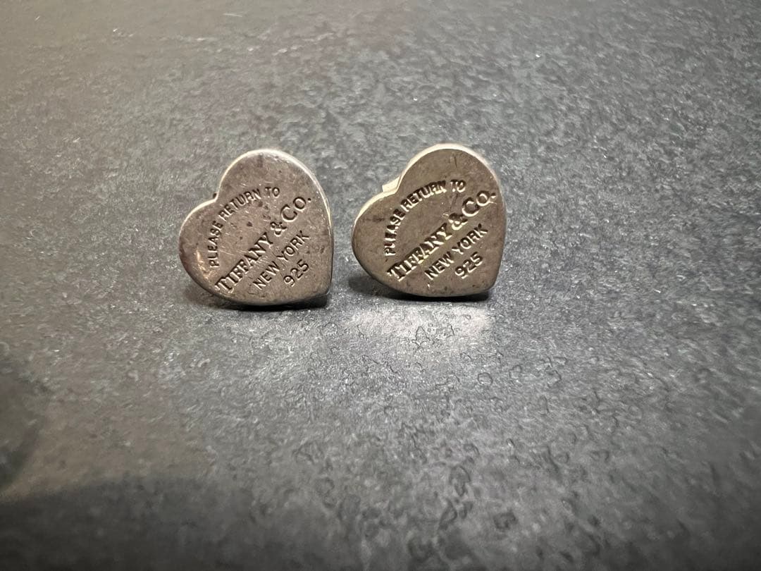 ティファニー　ハートタグピアス