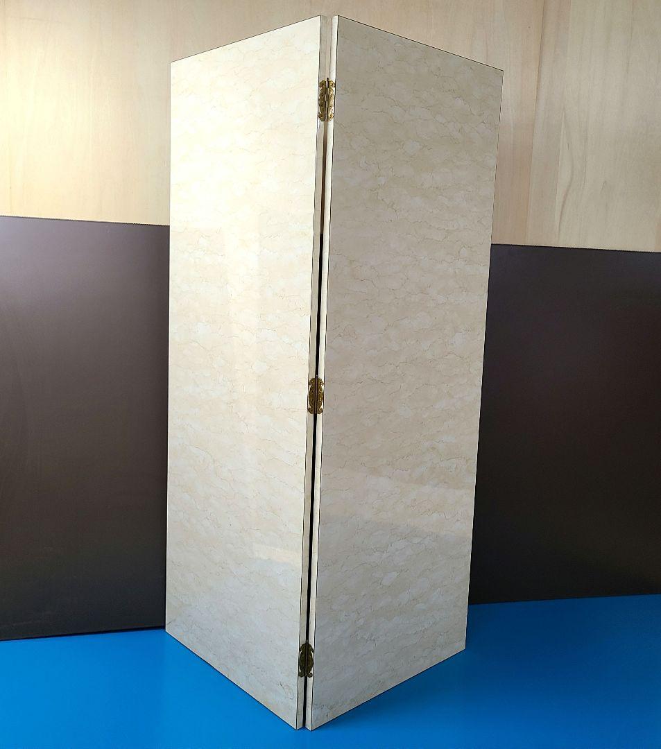 No19130【2曲】2枚折れ パーテーション 間仕切り 衝立【1台のみ】