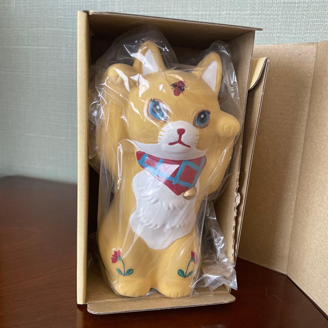 アフタヌーンティー 招き猫 ナタリーレテ 【未使用品】 置き物