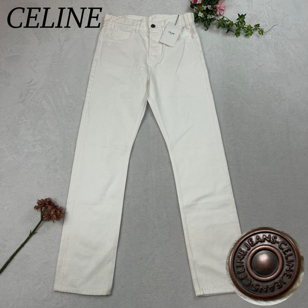 J432 新品未使用 タグ付き M 25 セリーヌ ストレートデニム レディース