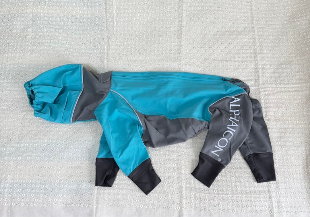 ALPHAICON アルファアイコン レインドッグガード 青とグレー【LL】