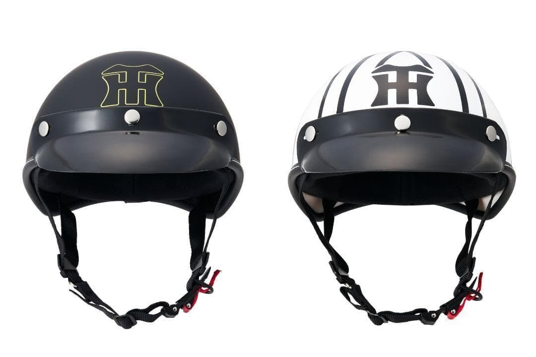 阪神タイガース ハーフヘルメット HTH002（ホワイト）125cc以下対応