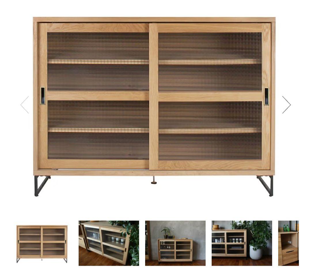 アデペシュ スプレム スライドガラス ローボード