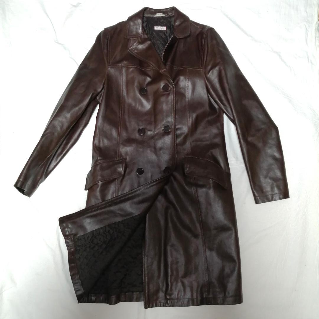MAX&Co. レザーコート　牛革本革