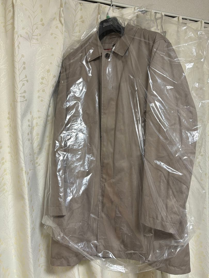 【新品】ヘルノ コート デロン グレー ベージュ メンズ HERNO
