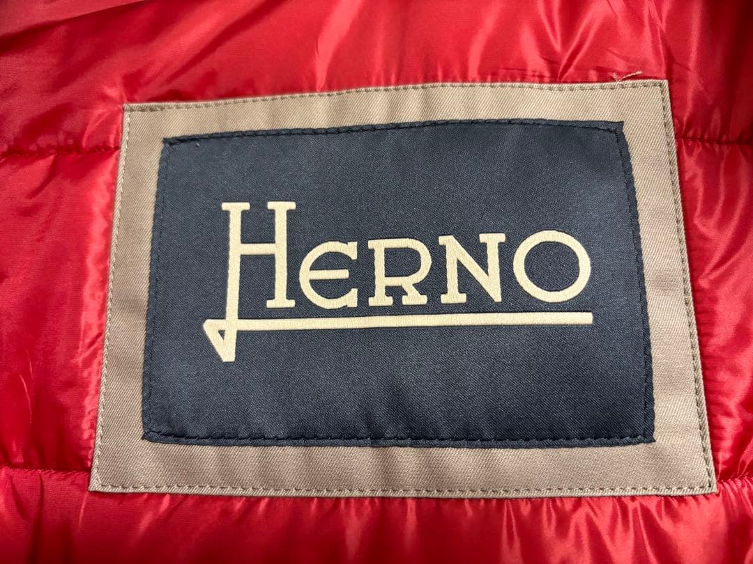 【新品】ヘルノ コート デロン グレー ベージュ メンズ HERNO