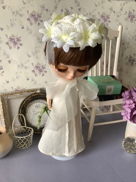 一点物　ドール　帽子　ヘッドドレス　ブライスサイズ　  28