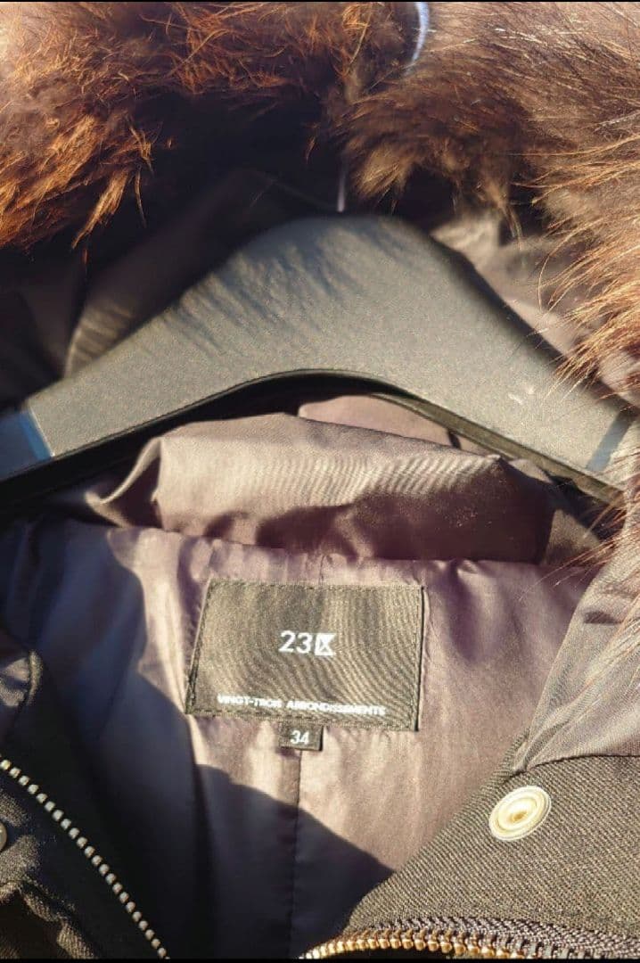 ２３区新品✨️ TWツイルロングダウンコート　ダウンジャケット２３区レディース