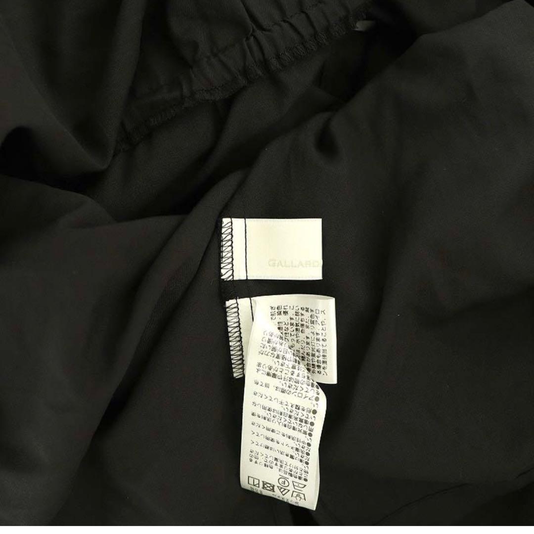 美品　ガリャルダガランテ　フリルブラウス　半袖　ブラック　フリーサイズ