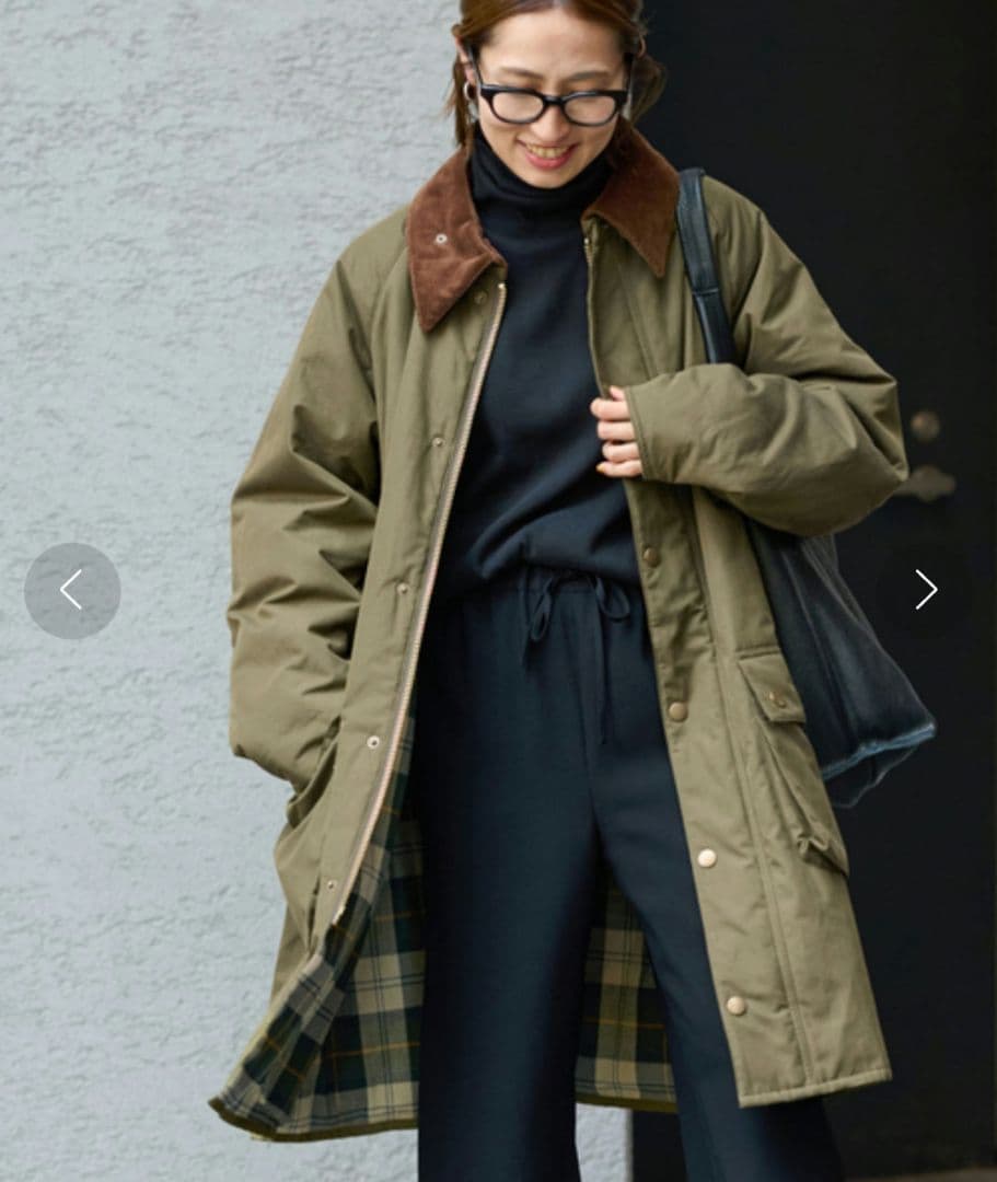 FRAMeWORK BARBOUR別注中綿OVERSIZED BEAUFORT