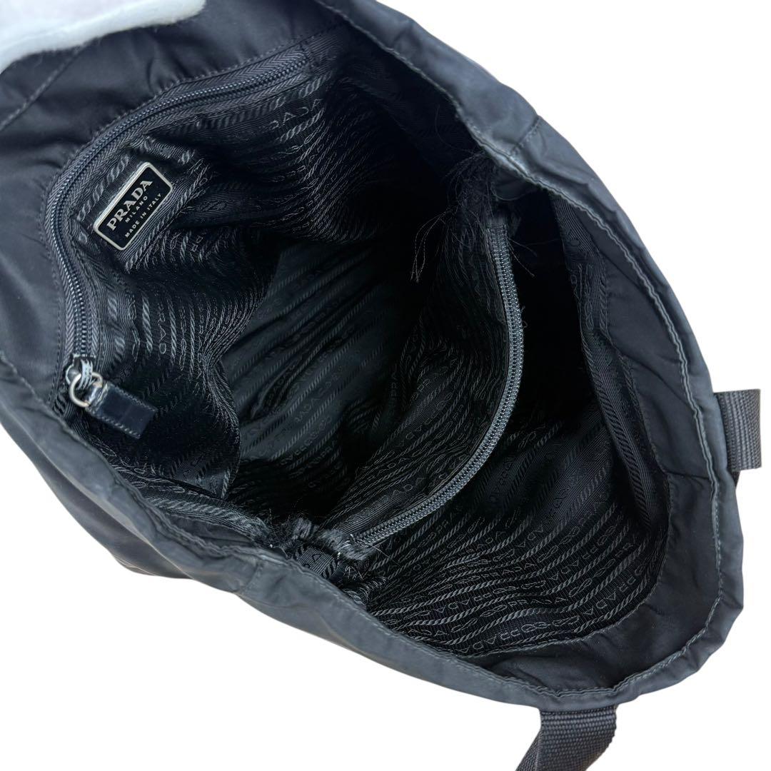 【Gカード付き/A4対応】PRADA トートバッグ ナイロン 黒 B10310