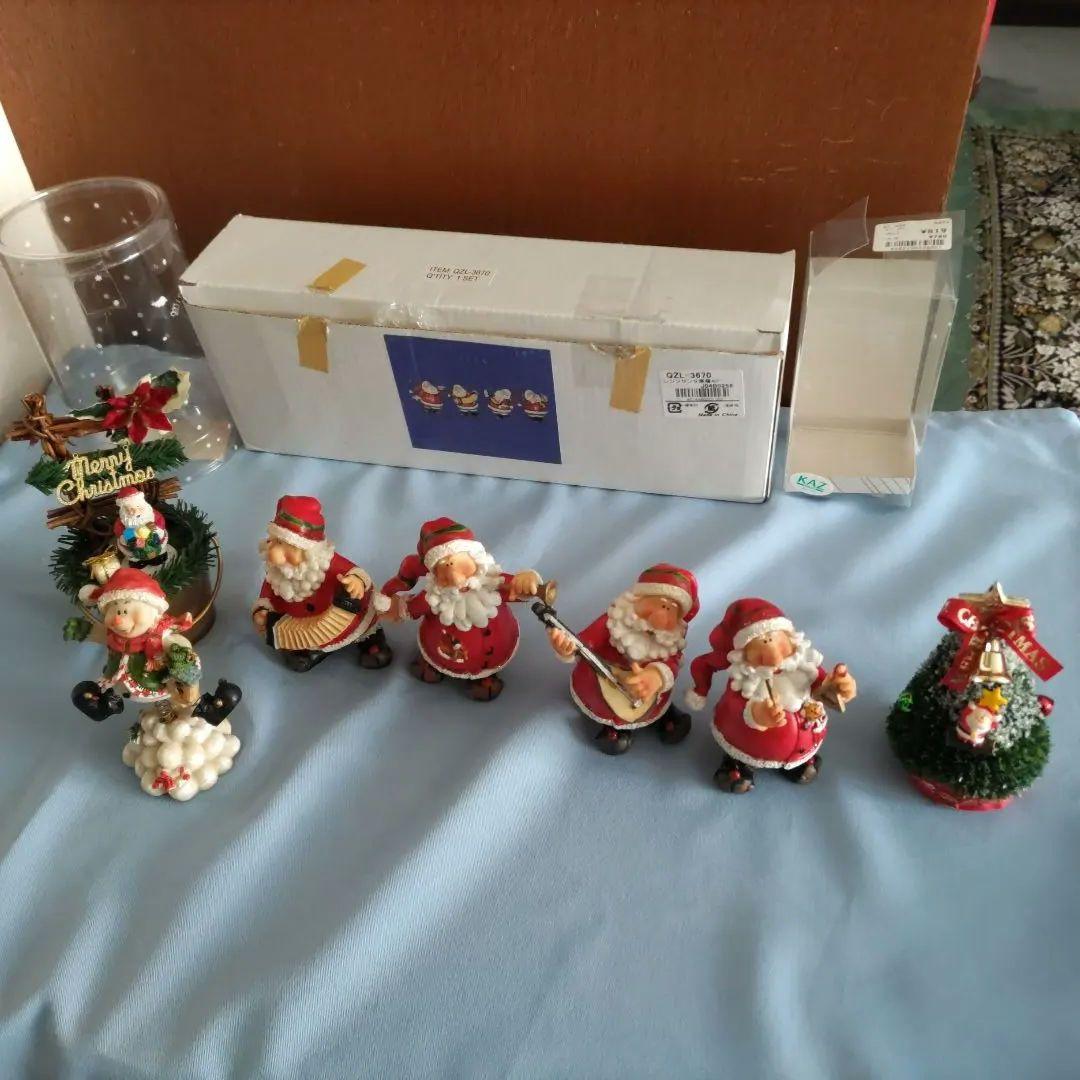 サンタクロースフィギュア 7体セット