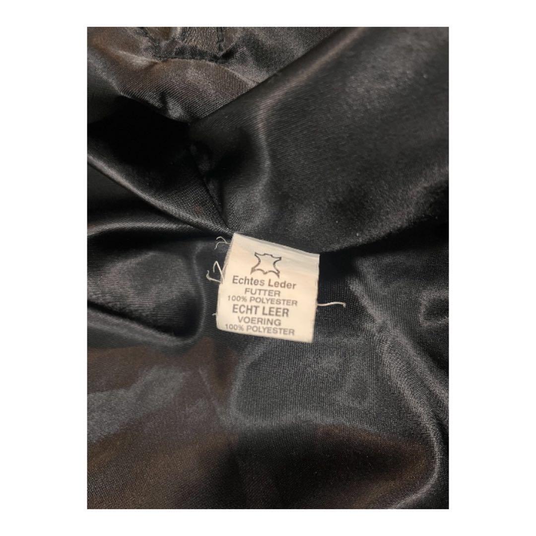 63Leathers 牛革 レザージャケット ブラック XXL 本革 メンズ