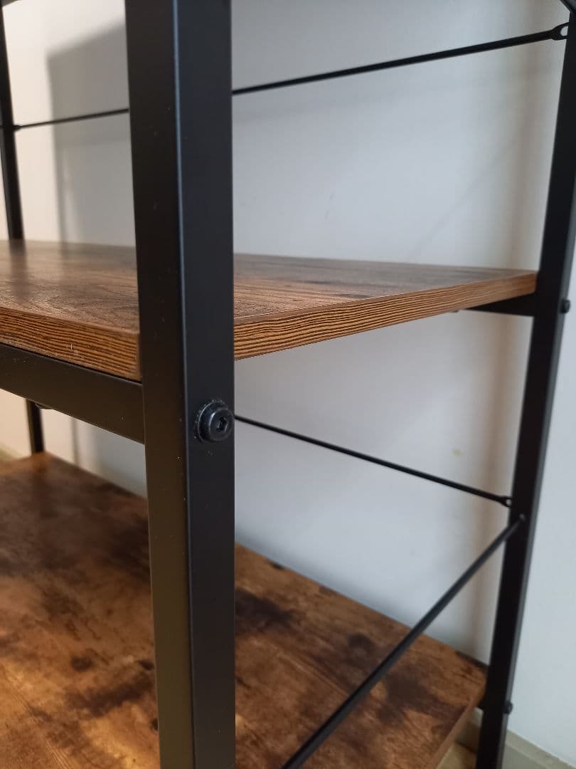 ニトリ　木目調ラック 3段 ヴィンテージスタイル