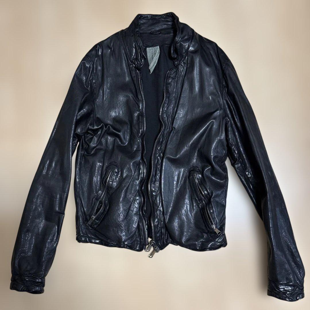 GIORGIO BRATO レザーライダースジャケット