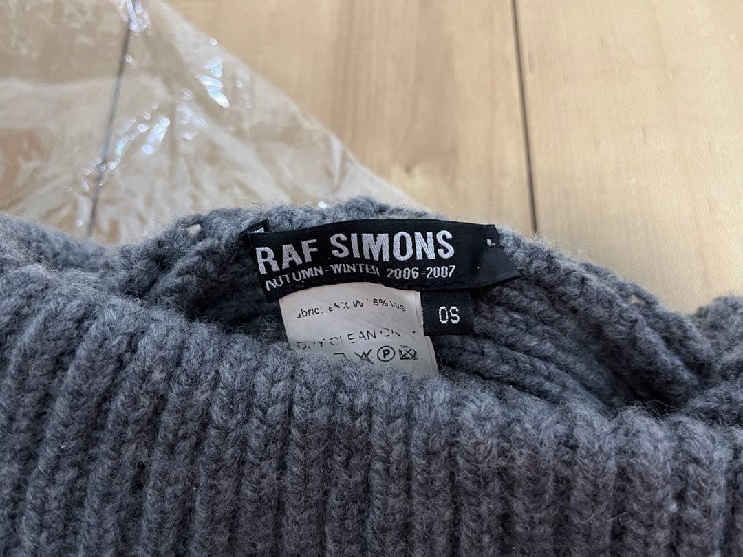 新品未使用/RAF SIMOS アーカイブ2006-2007AW 極暖マフラー