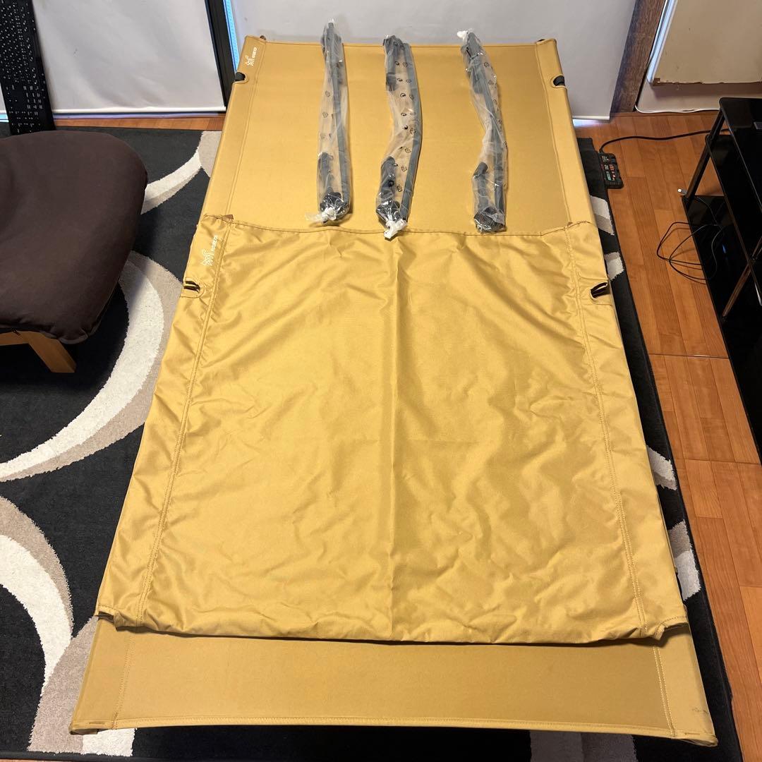 FUTUREFOX 2WAYワイドコット(カーキ) 予備カバー・予備脚付き