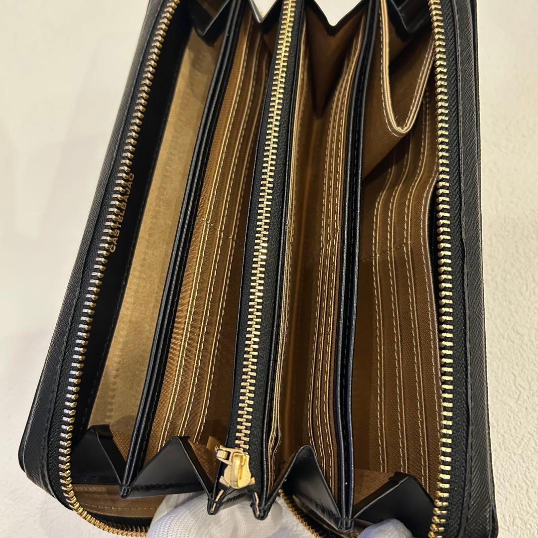極美品✨CASTELBAJAC シェスト　ラウンドファスナー　長財布　ブラック