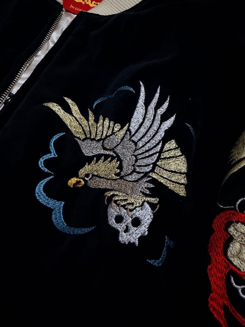 ２面用 別珍 CREAM SODA Pink Dragon 日本限定 スカジャン