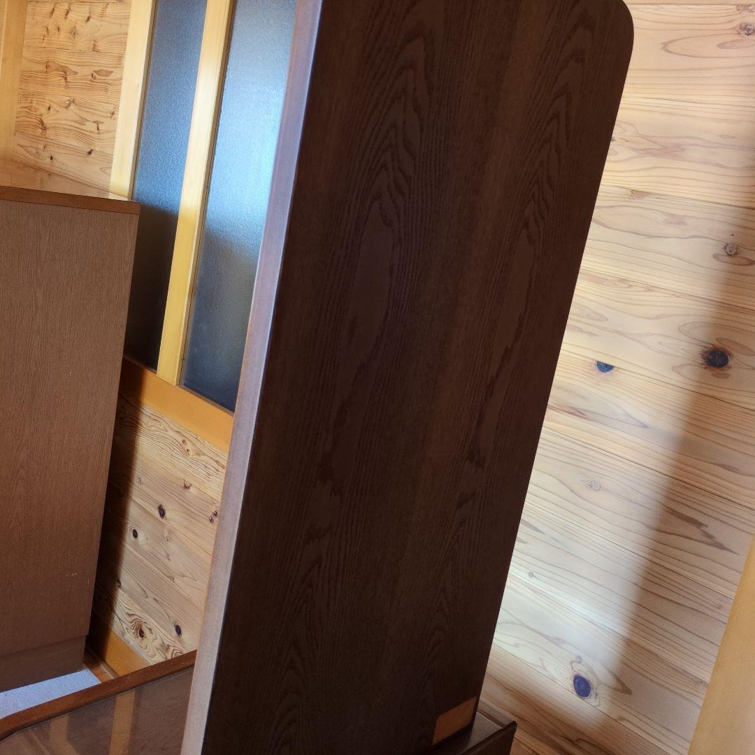 マイナス送料【お引き取り発送どちらでもレトロ】ブラウン 木製 ドレッサー 鏡台