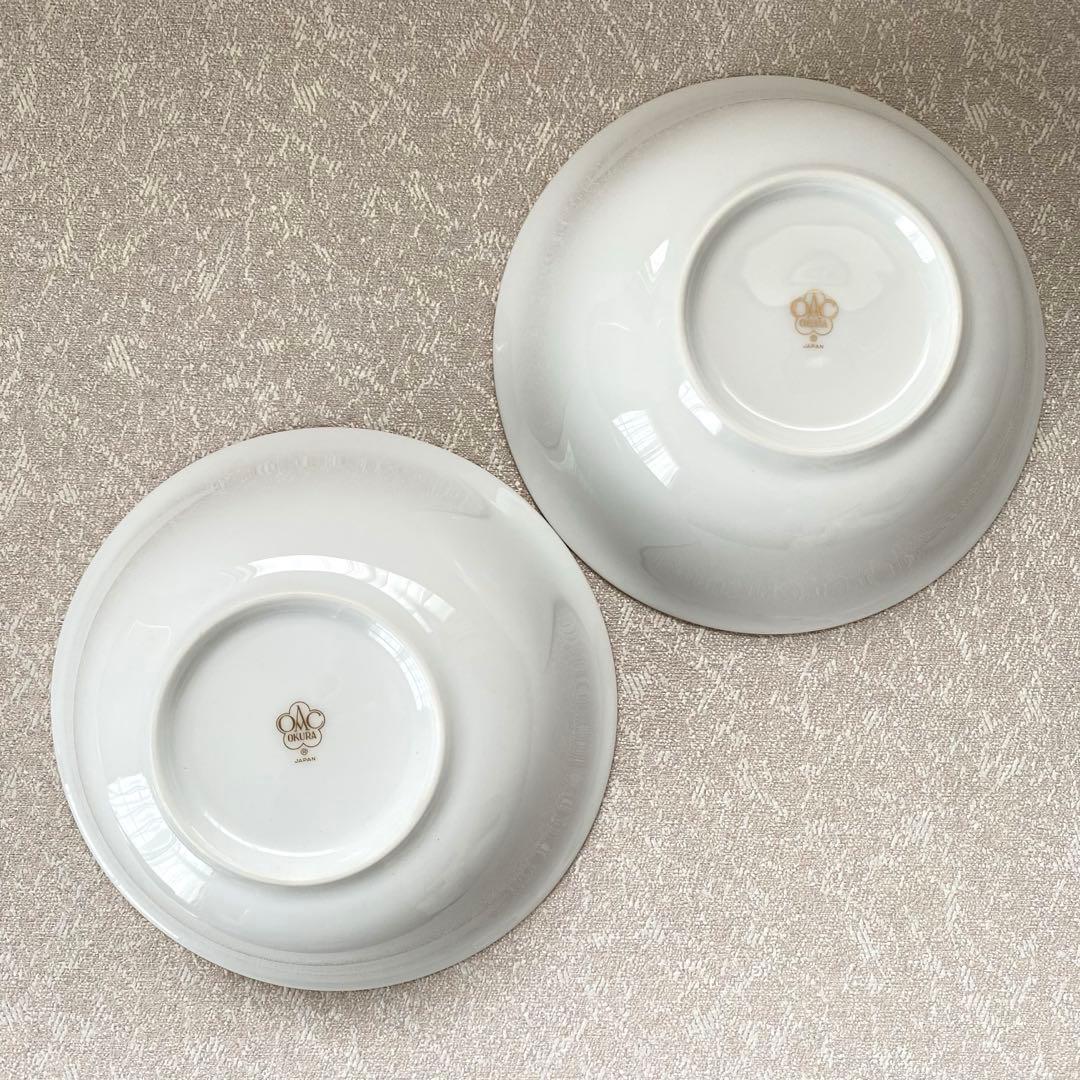 大倉陶園 ゴールドライン（クープシェープ） ブランチセット