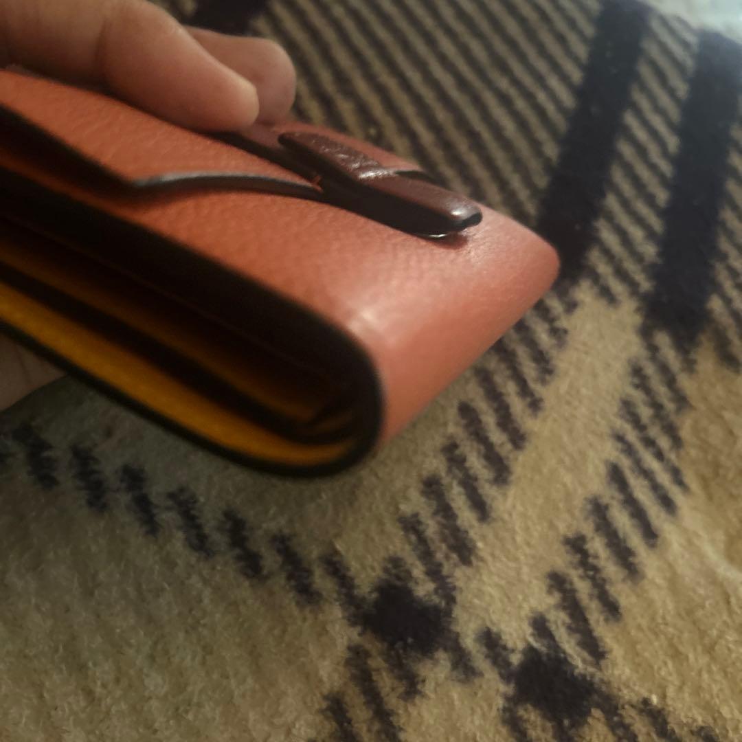 ロエベ財布オレンジ美品値引き可