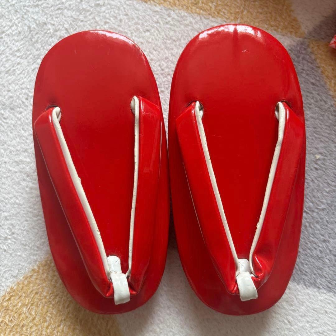 【お洒落】七五三 3歳 着物・被布・襦袢・草履セット