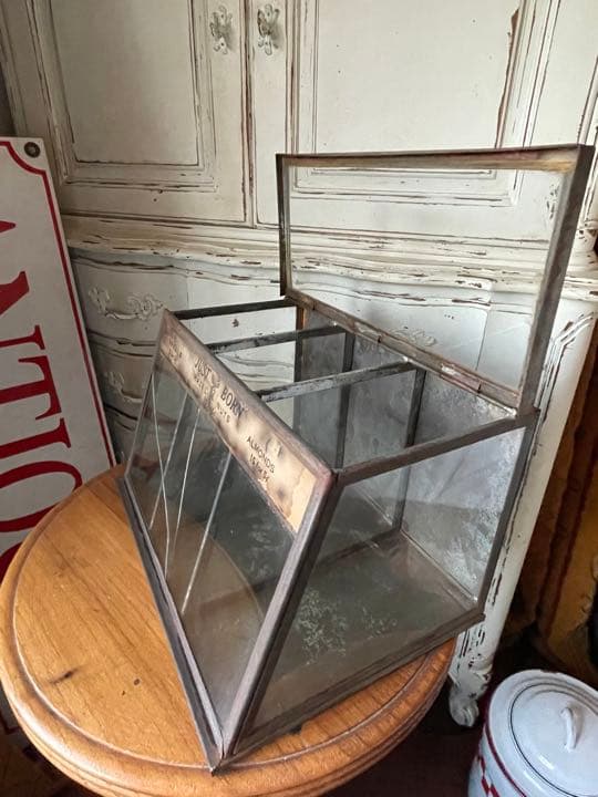 アンティーク　チョコレート　ディスプレイ　ケース　お菓子　100年　アメリカレア